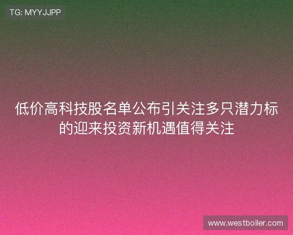 低价高科技股名单公布引关注多只潜力标的迎来投资新机遇值得关注 低价高科技股名单公布引关注多只潜力标的迎来投资新机遇值得关注